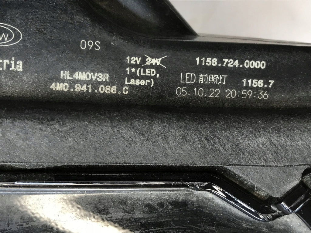 Frontscheinwerfer Audi Super 4M0941086C Laser Rechts Scheinwerfer Headlight