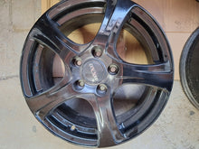Laden Sie das Bild in den Galerie-Viewer, 4x Alufelge 16 Zoll 6.5" 5x114.3 48ET Glanz Schwarz Hyundai I I40 Rim Wheel FEL8622445372lj