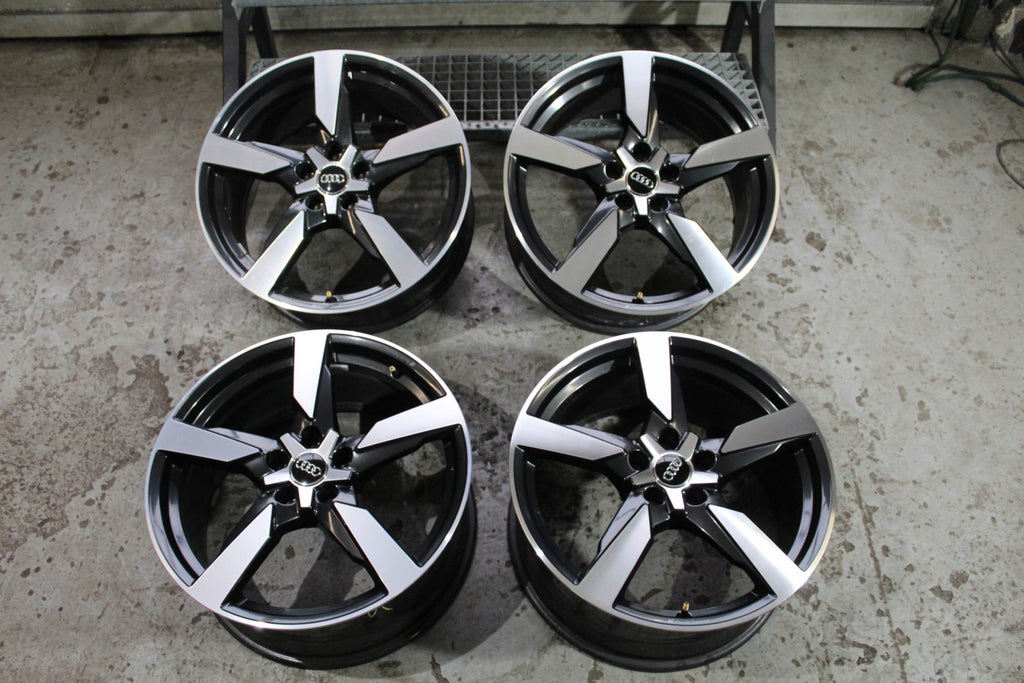 4x Alufelge 19 Zoll 9.0" 5x112 52ET Glanz Schwarz 8S0601025 Audi Tt Rim Wheel FEL7677998751qi