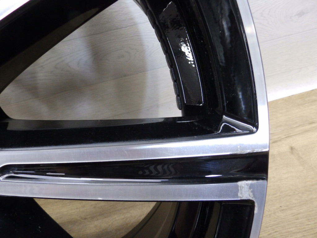 1x Alufelge 19 Zoll 7.5" 5x108 50 5ET Glanz Schwarz 31423852 Volvo Xc60 Ii