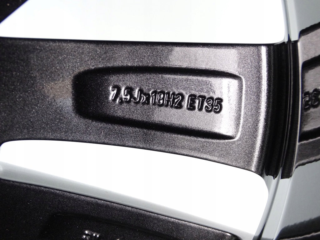 4x Alufelge 18 Zoll 7.5" 5x112 35ET Glanz Graphit 7N0601025F Mg Alhambra Sharan FEL2010172871mv