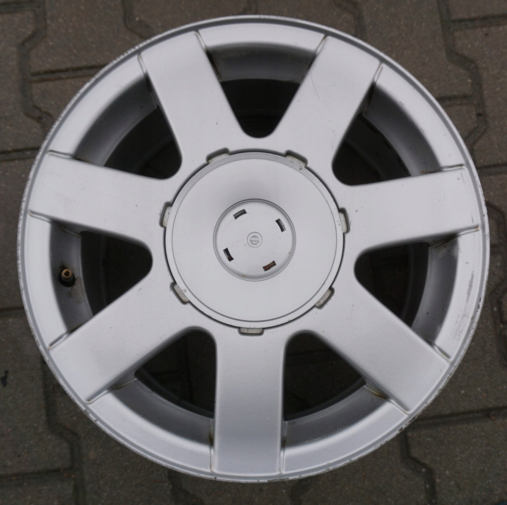 4x Alufelge 15 Zoll 7.0" 5x112 45ET Glanz Silber Audi I Rim Wheel FEL8981235543tw