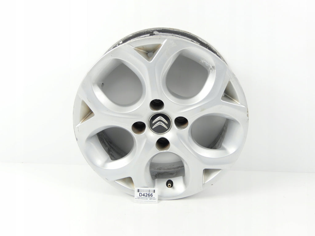 1x Alufelge 16 Zoll 6.0" 4x108 22ET 9687753077 Citroën C3 Ii Rim Wheel FEL4997056431tb