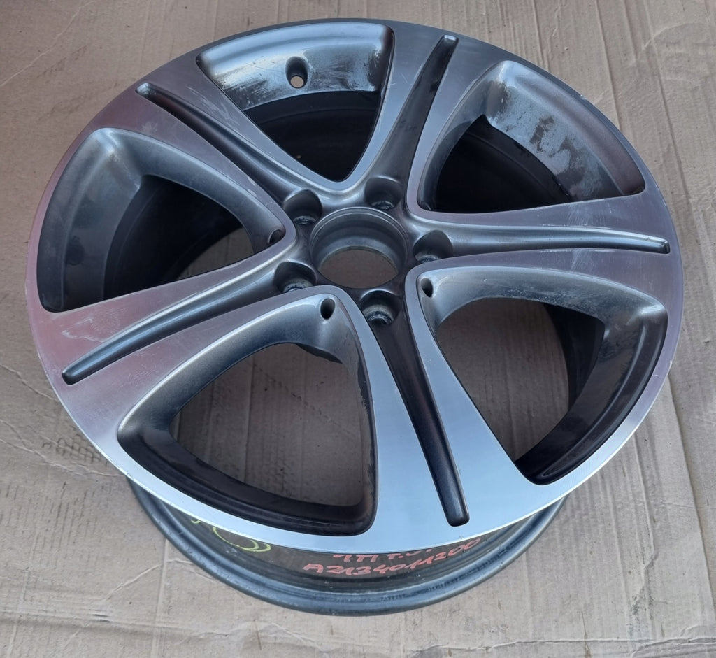 1x Alufelge 17 Zoll 7.5" 5x112 40ET Glanz Silber A2134011200 Mercedes-Benz W213 FEL3760901525na
