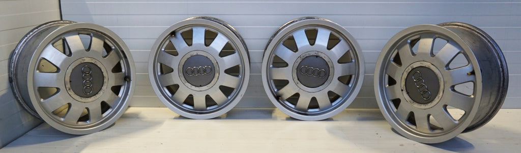 4x Alufelge 15 Zoll 6.0" 5x112 45ET Silber Audi Rim Wheel FEL1966986830ao