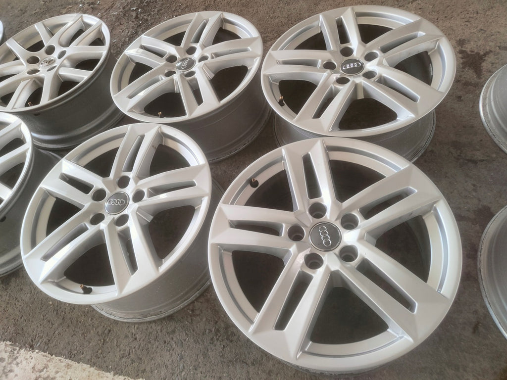 4x Alufelge 17 Zoll 7.0" 5x112 42ET Glanz Silber 8W0601025P Audi A4 B8 Rim Wheel FEL6991222035qt