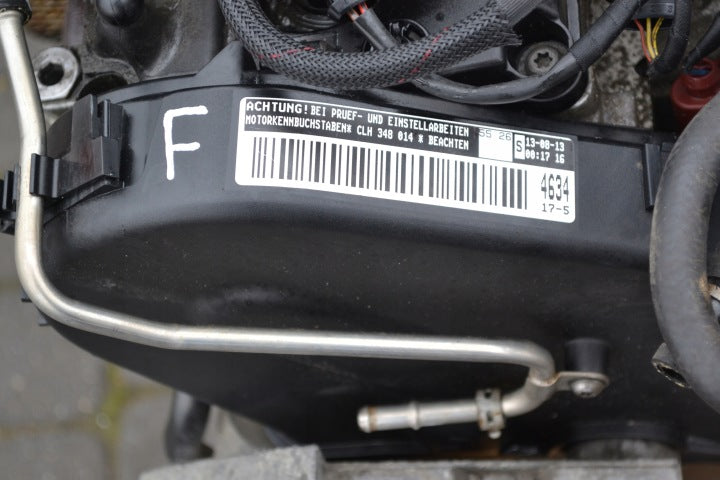 Motor Audi VW A3 Golf VII I CLH 1.6 TDI Diesel Engine Komplett MOT9728004562uw