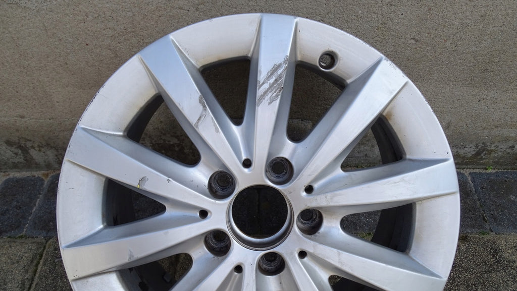 1x Alufelge 16 Zoll 6.5" 5x112 49ET A2464010202 Mercedes-Benz W246 Rim Wheel