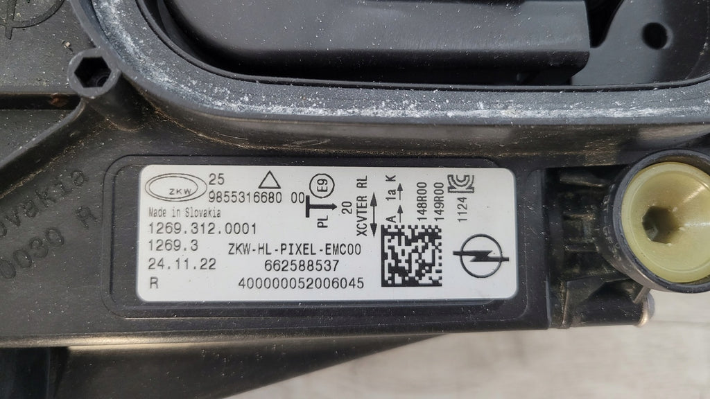 Frontscheinwerfer Opel Astra L 9855316680 9855316580 LED Rechts oder Links SCH1144105218di