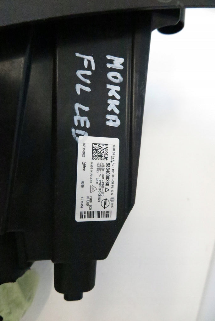 Frontscheinwerfer Opel Mokka 9834008280 Links Scheinwerfer Headlight