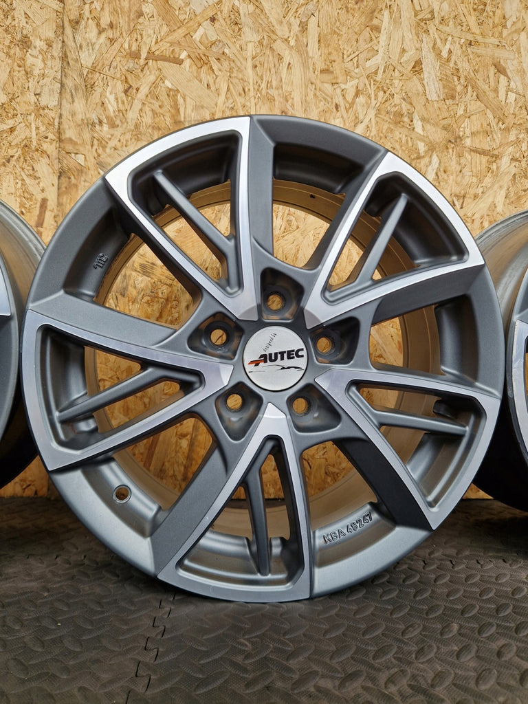 4x Alufelge 16 Zoll 7.0" 5x112 48ET Glanz Graphit KBA48247 Rim Wheel FEL7699355552fz