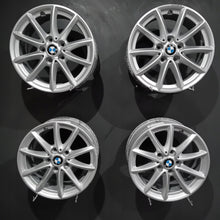 Laden Sie das Bild in den Galerie-Viewer, 4x Alufelge 16 Zoll 7.0" 5x112 52ET Glanz Silber 6855080 BMW 2 F45 F46 Rim Wheel FEL9401223723ge