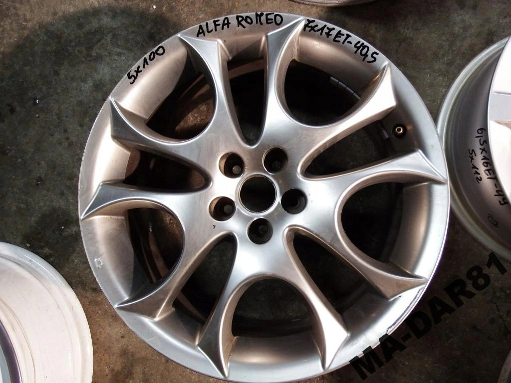 1x Alufelge 17 Zoll 7.0" 5x98 40ET 156074770 Alfa Romeo 156 Rim Wheel FEL6291127025gg