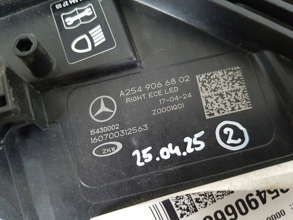 Frontscheinwerfer Mercedes-Benz Glc A2549066802 LED Rechts Headlight SCH4026078356uw