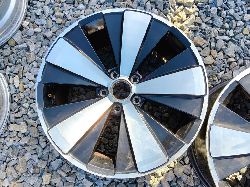 1x Alufelge 18 Zoll 8.0" 5x112 48ET Glanz Schwarz 5C0601025AK VW I Rim Wheel FEL4846848758tc