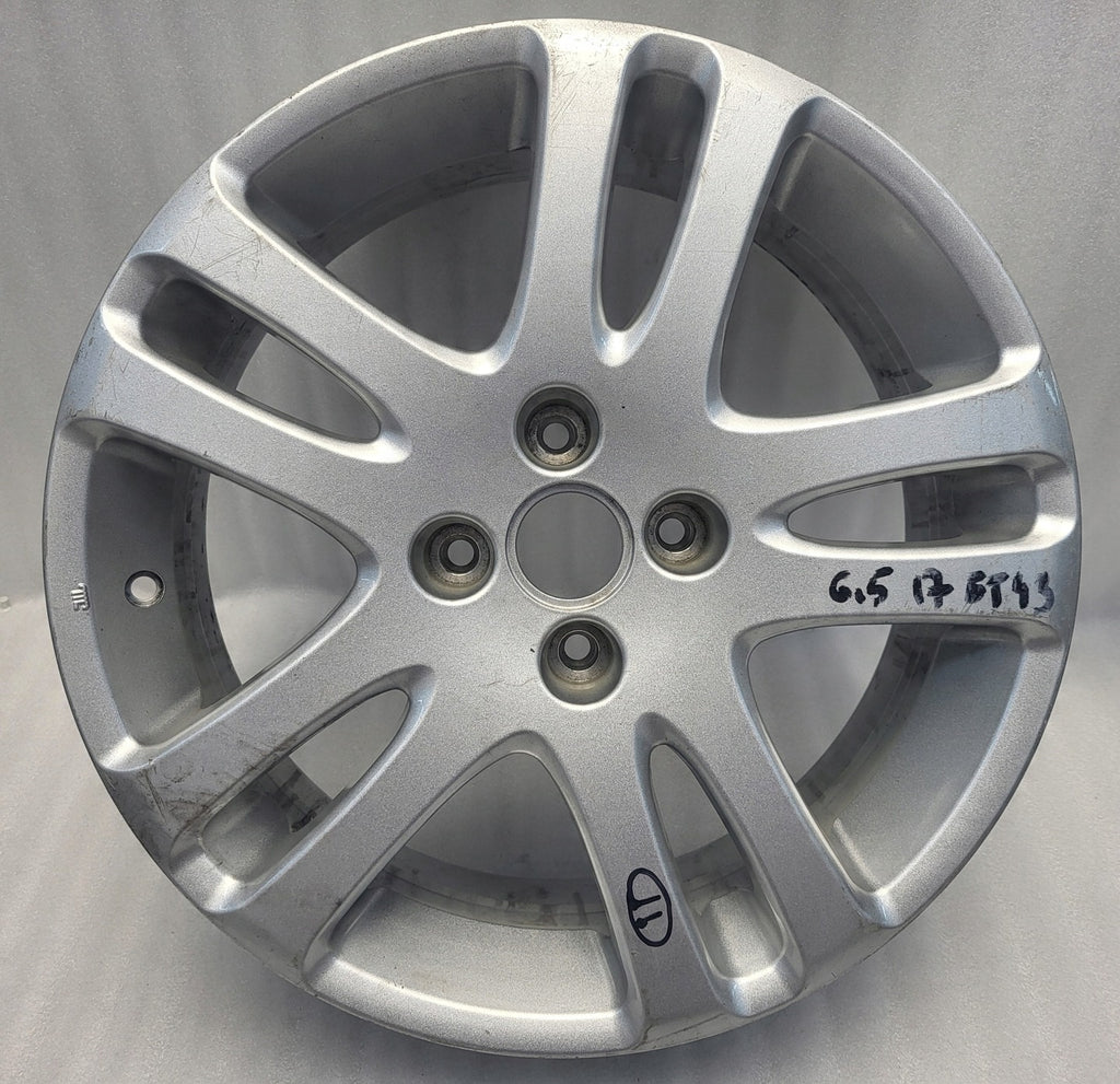 1x Alufelge 17 Zoll 6.5" 4x108 31ET Glanz Silber 25620X Peugeot 307 Rim Wheel