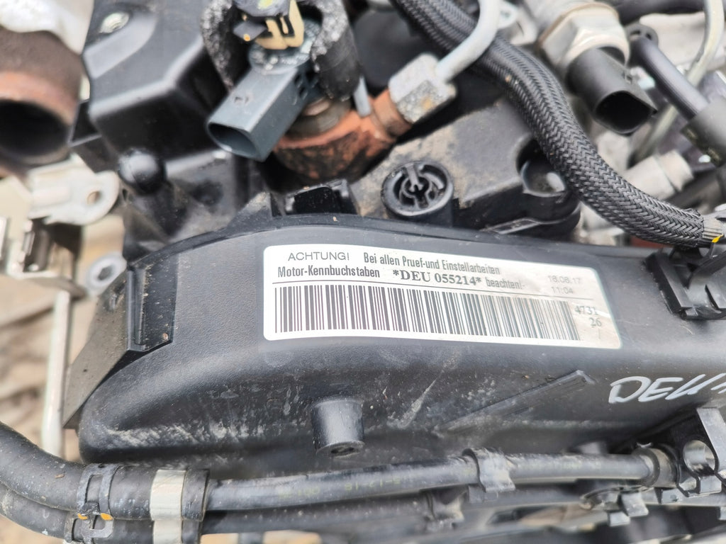 Motor Audi A4 B9 DEUA 2.0 TDI 150PS 110kW 149TKm 2017 Diesel Engine Komplett