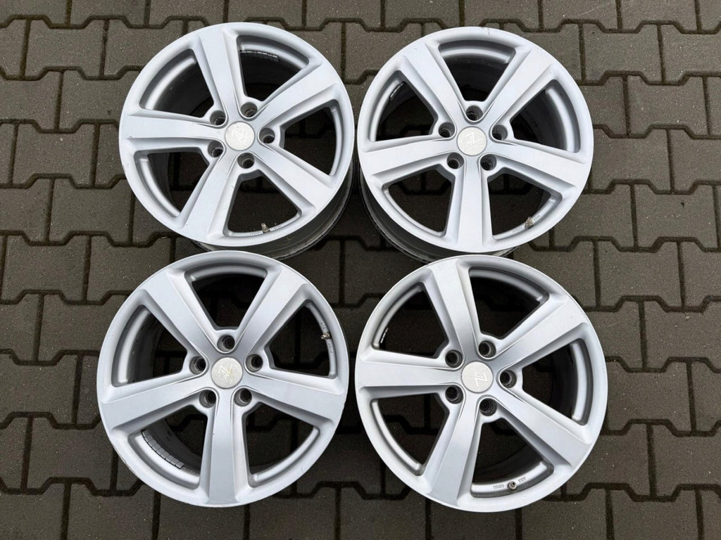 4x Alufelge 17 Zoll 7.5" 5x112 48ET Glanz Silber Audi A4 A3 Rim Wheel FEL2690395664mg