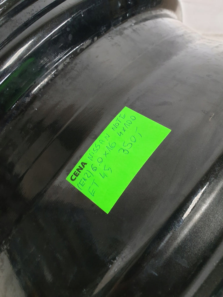 1x Alufelge 16 Zoll 6.0" 4x100 45ET 409-3V100 Nissan Note E12 Rim Wheel FEL5864925989qr