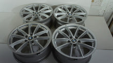 Laden Sie das Bild in den Galerie-Viewer, 4x Alufelge 17 Zoll 7.5" 5x112 27ET Glanz Silber 6868217 BMW Rim Wheel FEL9977549936px