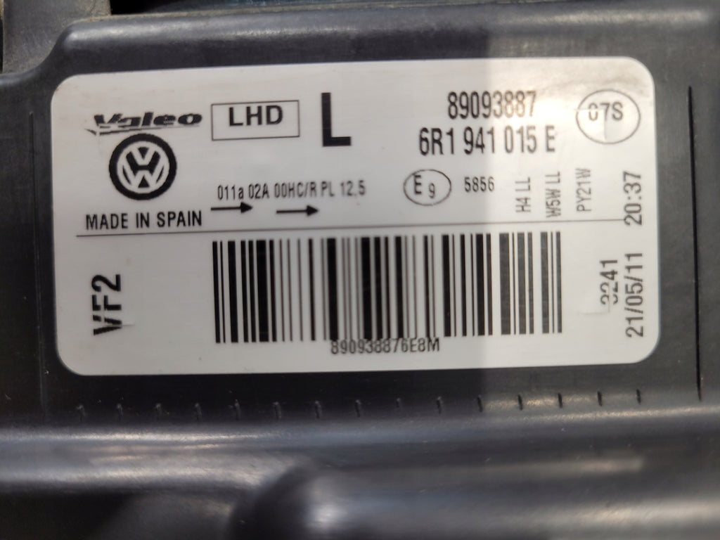 Frontscheinwerfer VW Polo 6r 6R1941015E Links Scheinwerfer Headlight SCH4494960221rp