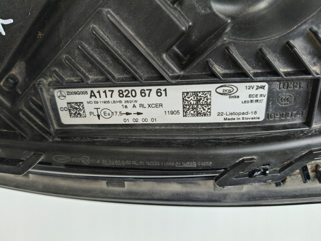 Frontscheinwerfer Mercedes-Benz Cla A1178206761 Full LED Links Headlight SCH9077336766uj