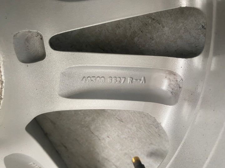 1x Alufelge 16 Zoll 6.0" 4x100 40ET Glanz Silber 403006627R Dacia Dokker FEL2064291641sb