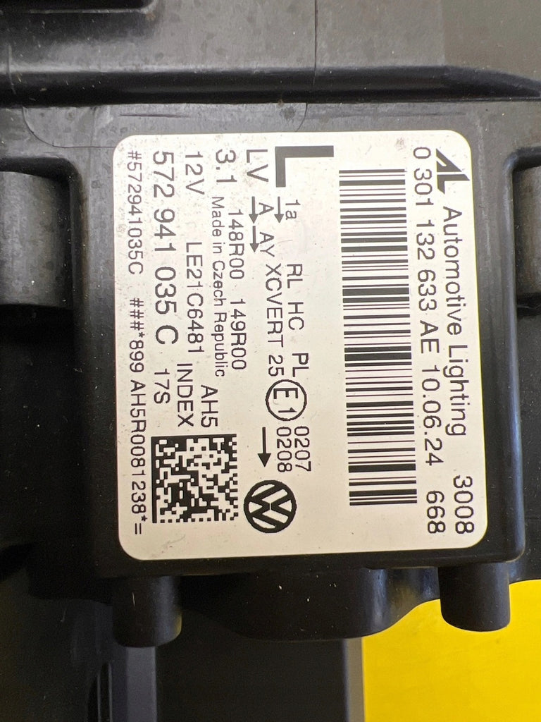 Frontscheinwerfer VW Tiguan 572941035C LED Ein Stück (Rechts oder Links)