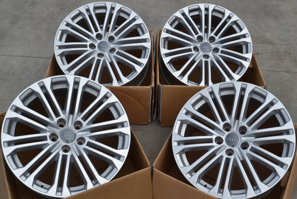 4x Alufelge 18 Zoll 8.0" 5x112 31ET Glanz Silber 8W0601025 Audi A4 Rim Wheel FEL9298595756ic