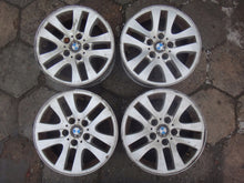 Laden Sie das Bild in den Galerie-Viewer, 4x Alufelge 16 Zoll 7.0" 5x100 34ET Glanz Silber 6775595 BMW E91 E90 Rim Wheel FEL5309061495dy