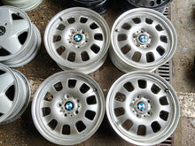 Laden Sie das Bild in den Galerie-Viewer, 4x Alufelge 16 Zoll 7.0" 5x120 47ET Glanz Silber 1094502 BMW Rim Wheel FEL7472977026en