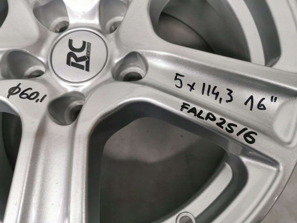 1x Alufelge 16 Zoll 7.0" 5x114.3 45ET KBA47545 Lexus I Corolla Verso Rim Wheel FEL5777256673dr