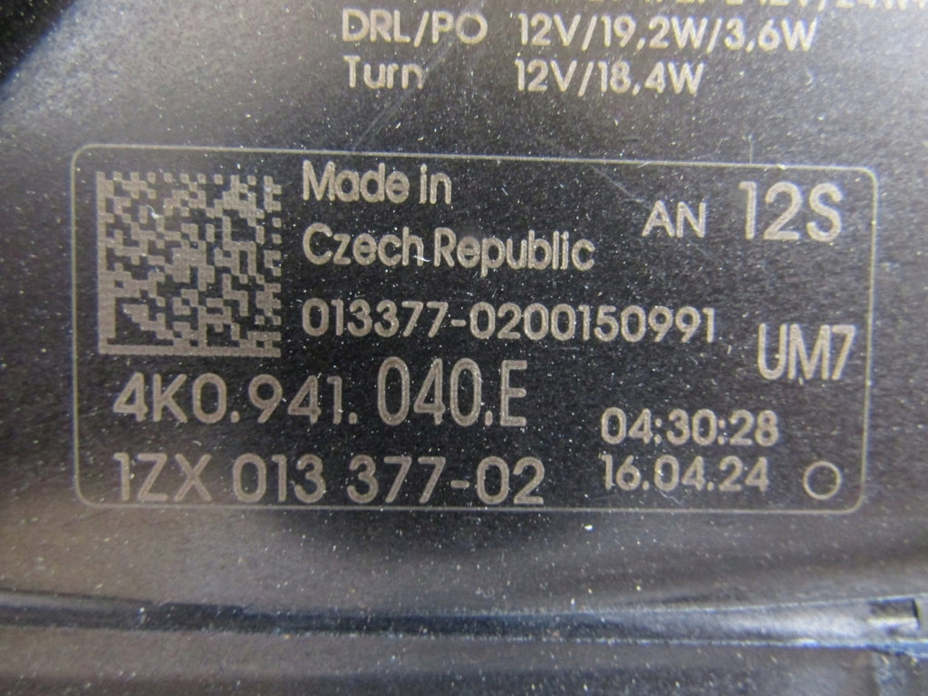 Frontscheinwerfer Audi A6 C8 4K0941040E LED Rechts Scheinwerfer Headlight SCH1900842817fc