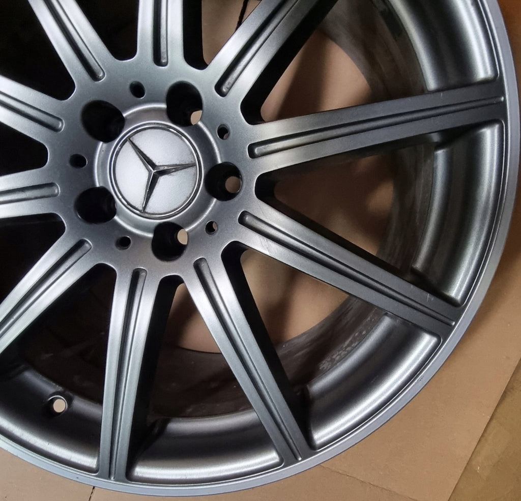 1x Alufelge 19 Zoll 9.5" 5x112 52ET Glanz A2124015102 Mercedes-Benz W212 FEL6699458565pj