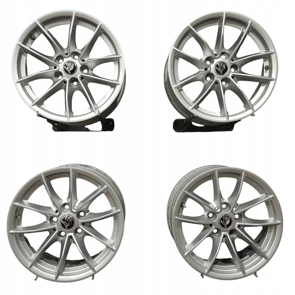 4x Alufelge 16 Zoll 6.5" 5x112 22ET 6876921 Audi I Rim Wheel FEL8821559104zt