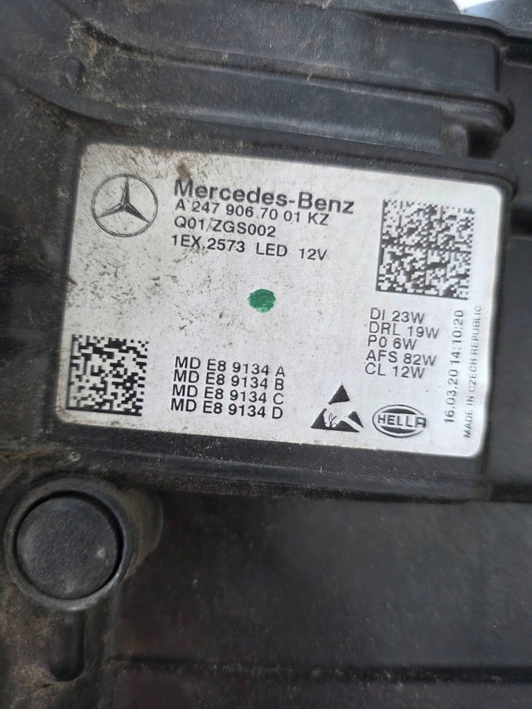 Frontscheinwerfer Mercedes-Benz W247 A2479067001KZ Rechts Scheinwerfer Headlight SCH4945475974lb