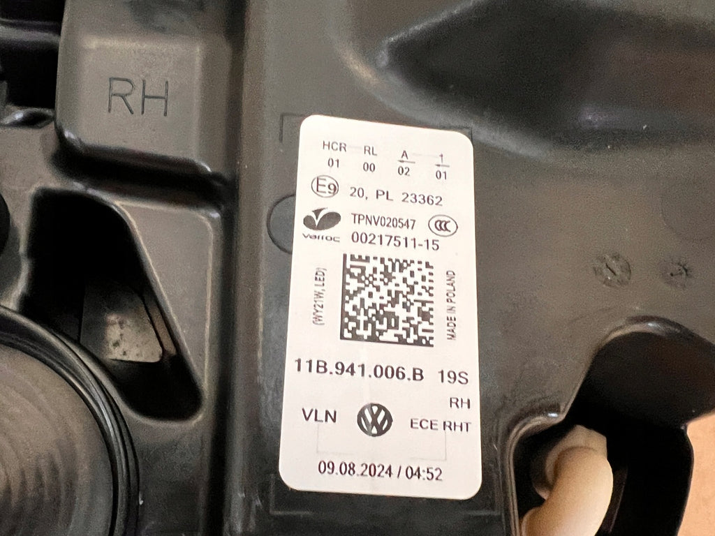 Frontscheinwerfer VW Id.5 Id.4 11B941006B Rechts Scheinwerfer Headlight SCH6788697287xu