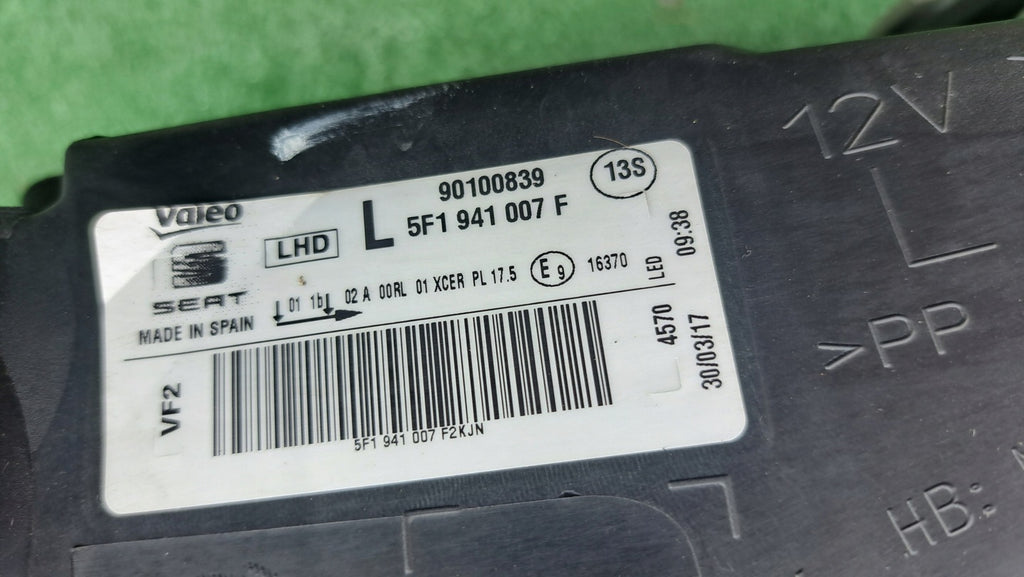 Frontscheinwerfer Seat Leon 5f1 5F1941007F Links Scheinwerfer Headlight