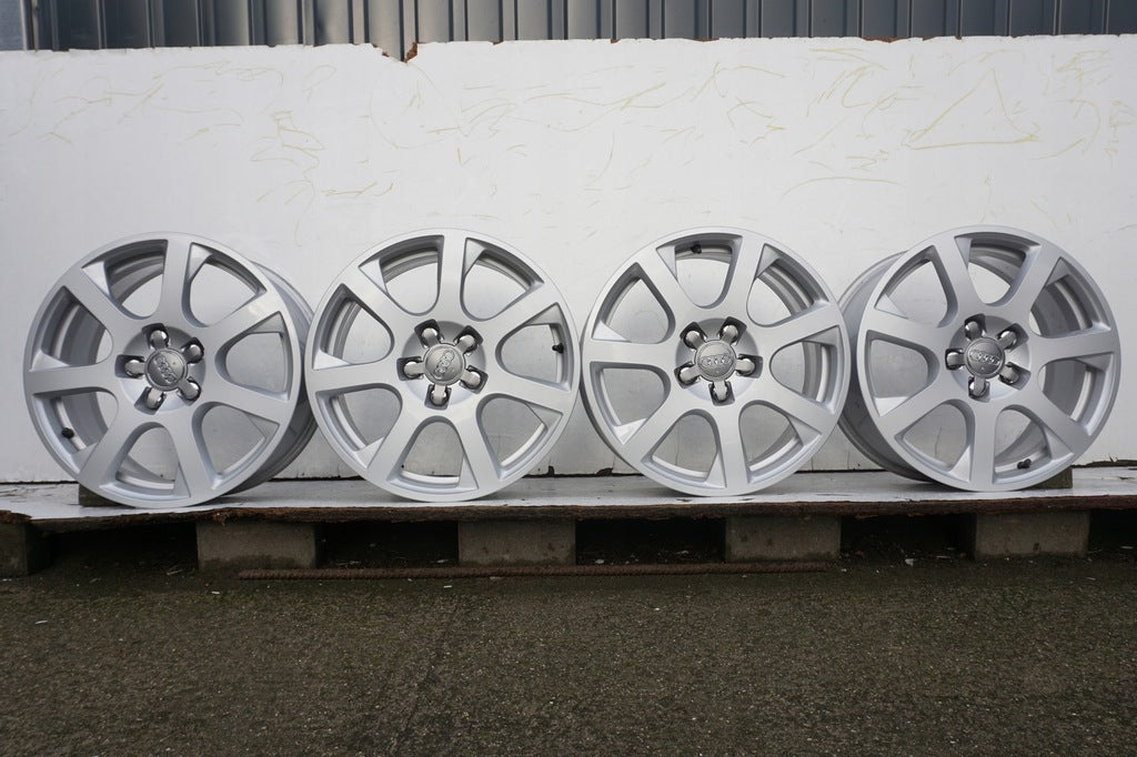 4x Alufelge 17 Zoll 7.0" 5x112 37ET Glanz Silber 8R0601025 Audi Rim Wheel FEL9468456430al