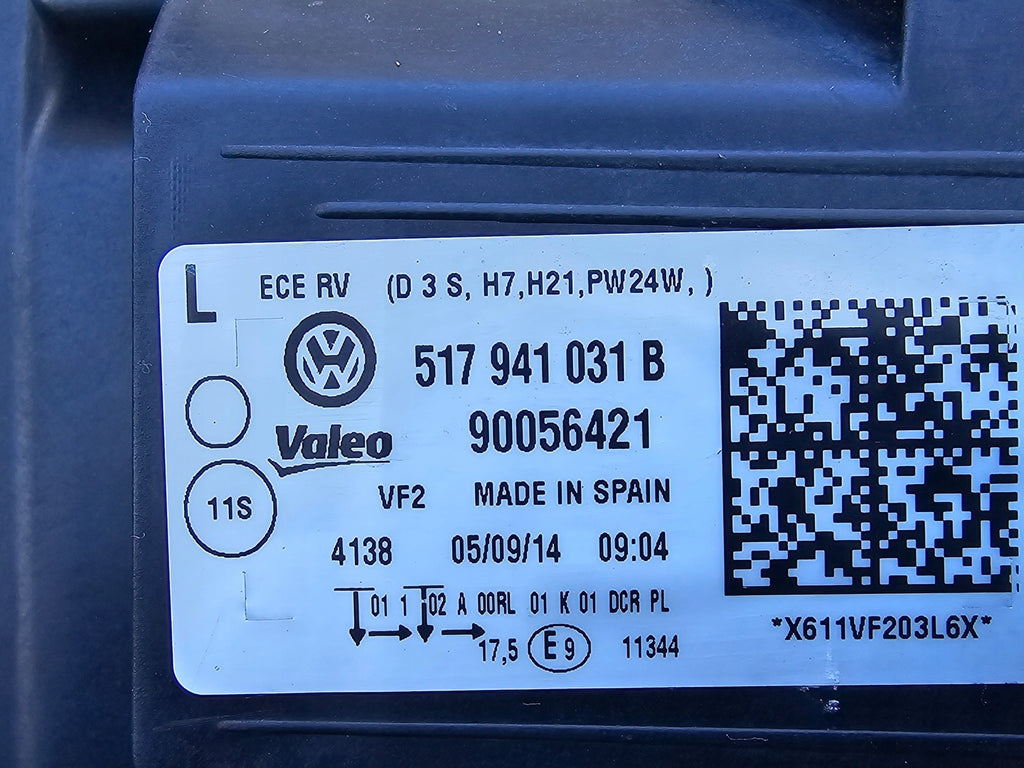 Frontscheinwerfer VW Golf Sportsvan 517941031B Bi-Xenon Links Headlight SCH4606777256jk