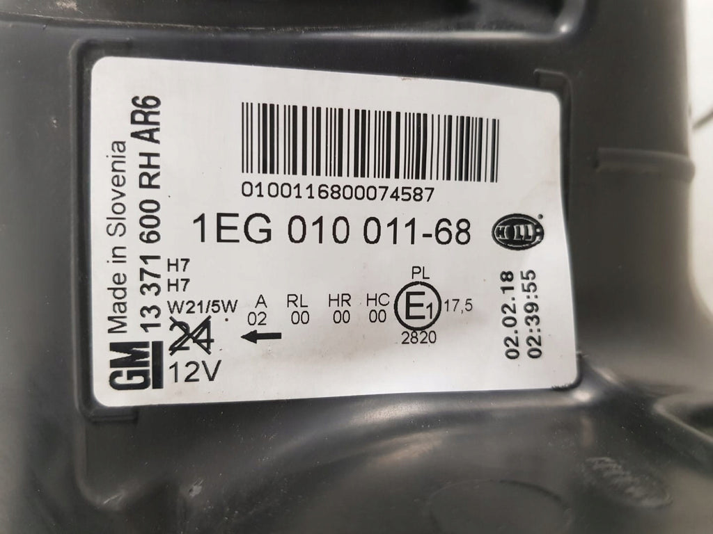 Frontscheinwerfer Opel Astra 1EG010011-68 1EG010011-67 Ein Satz Headlight SCH7430948711hu