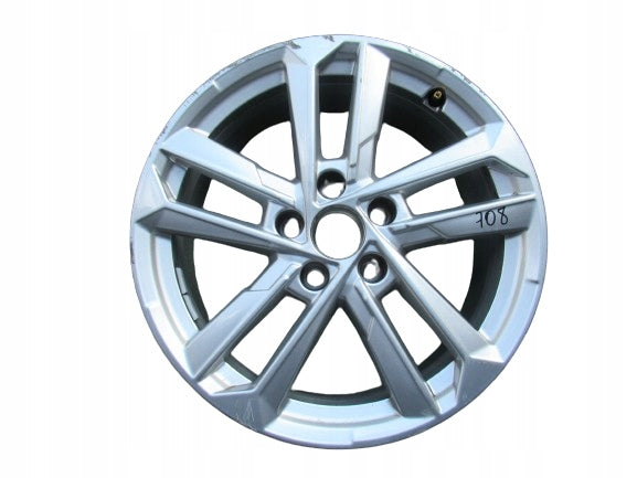 1x Alufelge 17 Zoll 6.5" 5x112 43ET Glanz Silber 8Y0601025 Audi A3 Rim Wheel FEL4274533155ku
