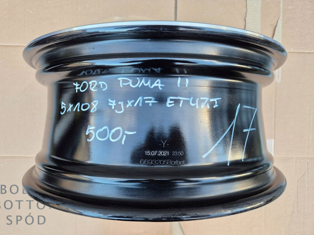 1x Alufelge 17 Zoll 7.0" 5x108 47 5ET L1TC1007DA Ford Puma Rim Wheel FEL5600444312xv