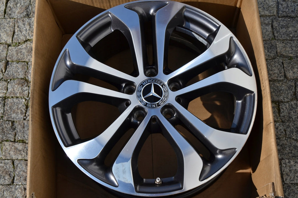 1x Alufelge 17 Zoll 7.5" 5x112 36ET A2534010600 Mercedes-Benz Glc Rim Wheel