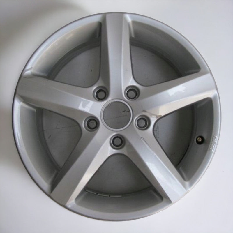 1x Alufelge 16 Zoll 6.0" 5x112 48ET Glanz Silber 5G0071496 VW Golf Vii Rim Wheel