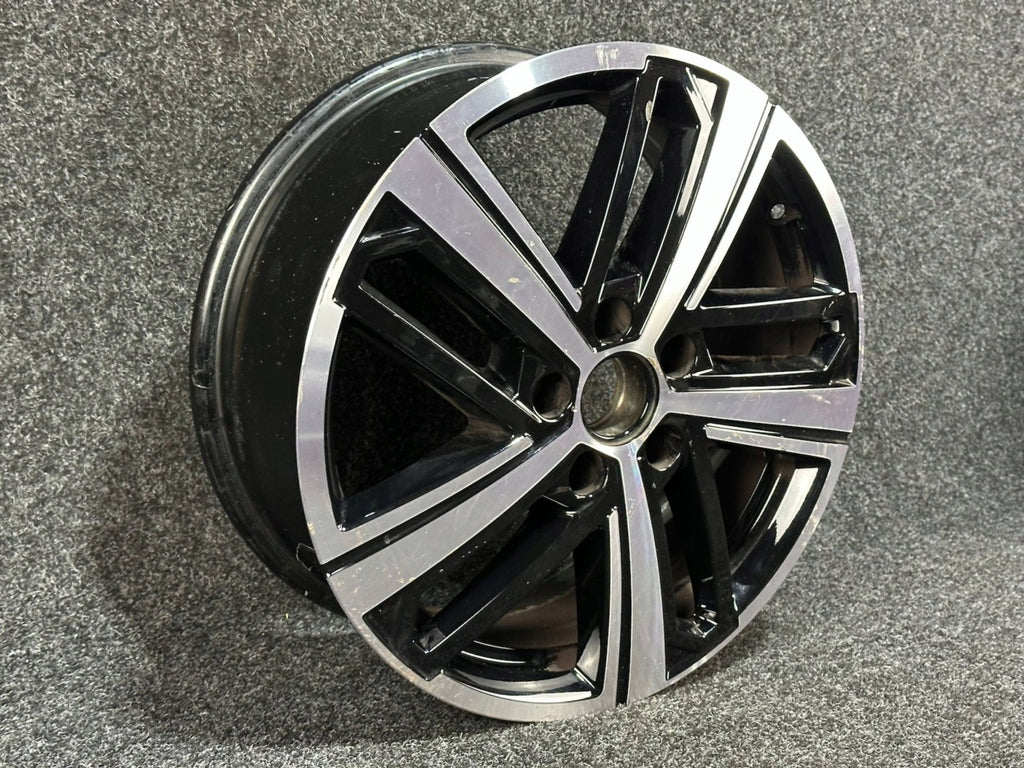 1x Alufelge 17 Zoll 6.5" 5x112 49ET Glanz Schwarz 2K7601025C VW Caddy V FEL6620592188id