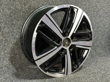 Load image into Gallery viewer, 1x Alufelge 17 Zoll 6.5" 5x112 49ET Glanz Schwarz 2K7601025C VW Caddy V FEL6620592188id