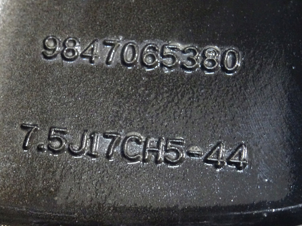 1x Alufelge 17 Zoll 7.0" 5x108 9847065380 Opel Astra L 308 Iii Rim Wheel