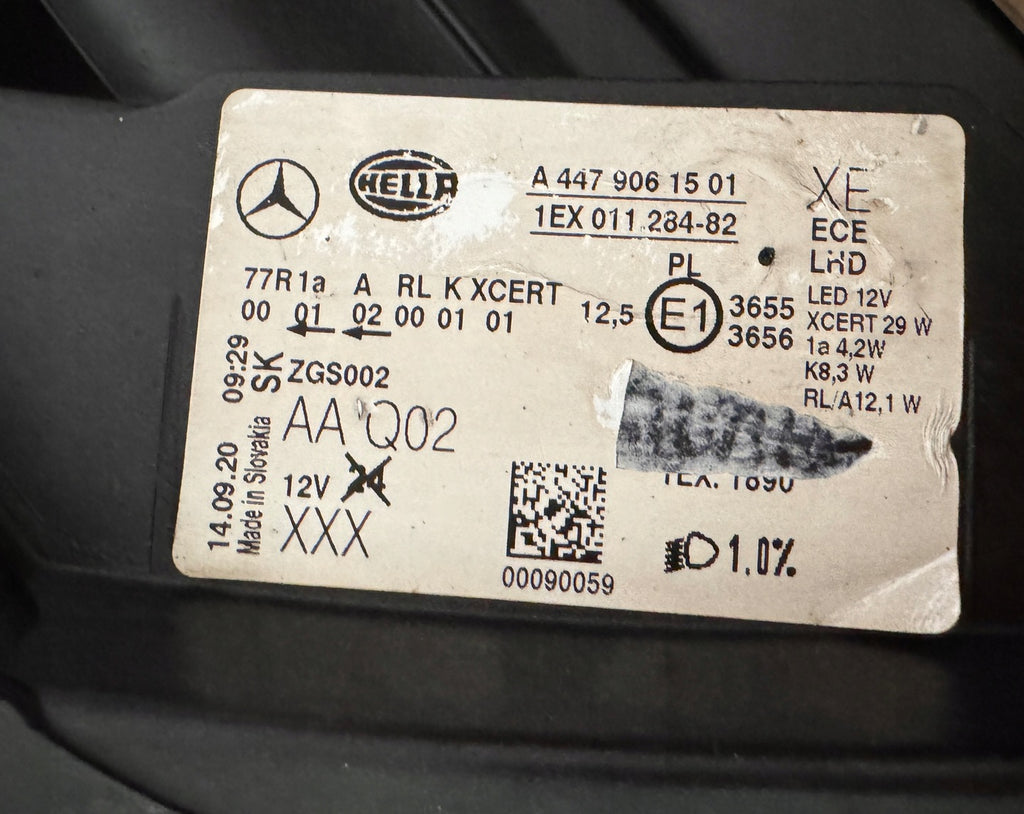 Frontscheinwerfer Mercedes-Benz W447 A4479061501 LED Rechts oder Links