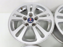 Laden Sie das Bild in den Galerie-Viewer, 4x Alufelge 16 Zoll 6.5" 5x110 41ET Glanz Silber 12804095 Saab I Rim Wheel FEL5159383270zm